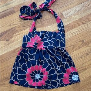 Tabitha by Anthropogie floral silk halter Sz 6